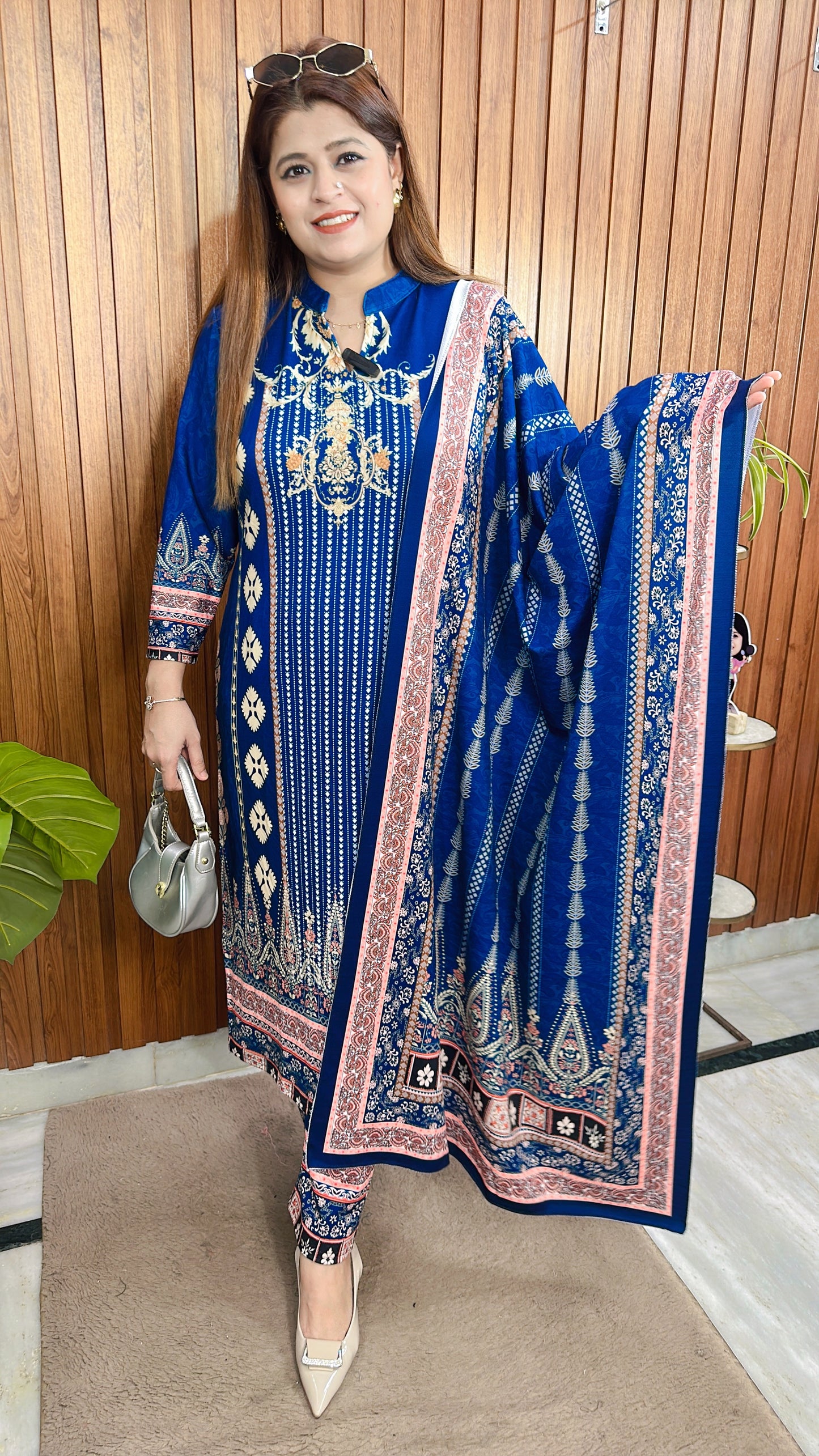 Myra Lycra Digital Suit Set