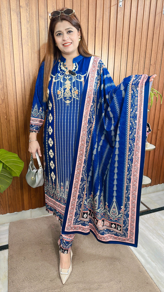 Myra Lycra Digital Suit Set