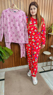 Warm Fleece Night Suit