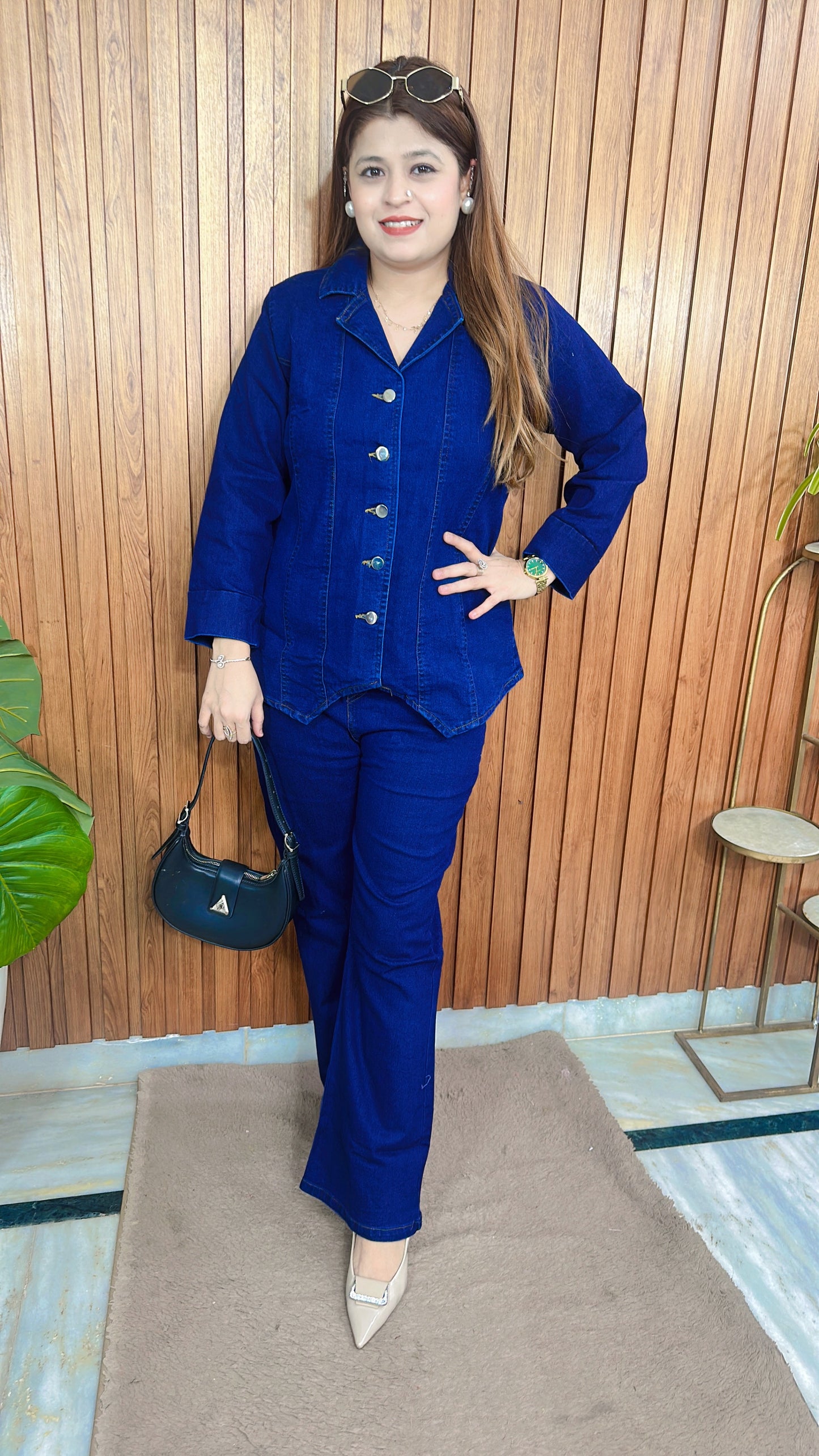 Waist Coat Style Full Sleeves Coord Set