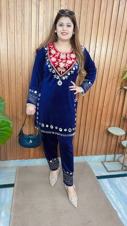 kashmiri Thread Mirror Coord set