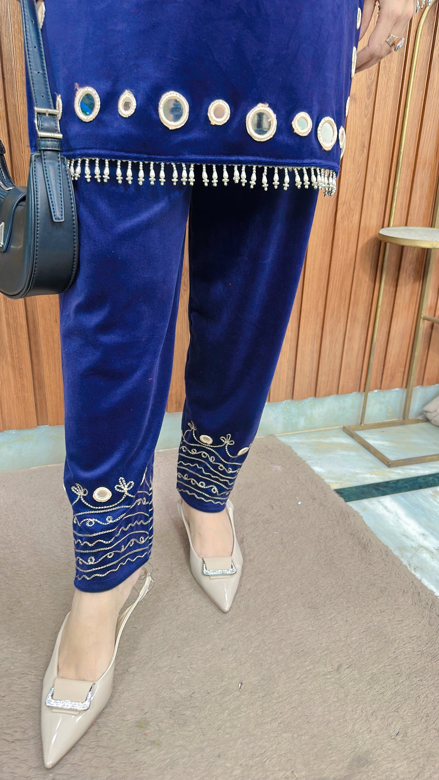 kashmiri Thread Mirror Coord set