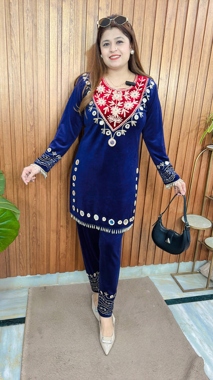 kashmiri Thread Mirror Coord set