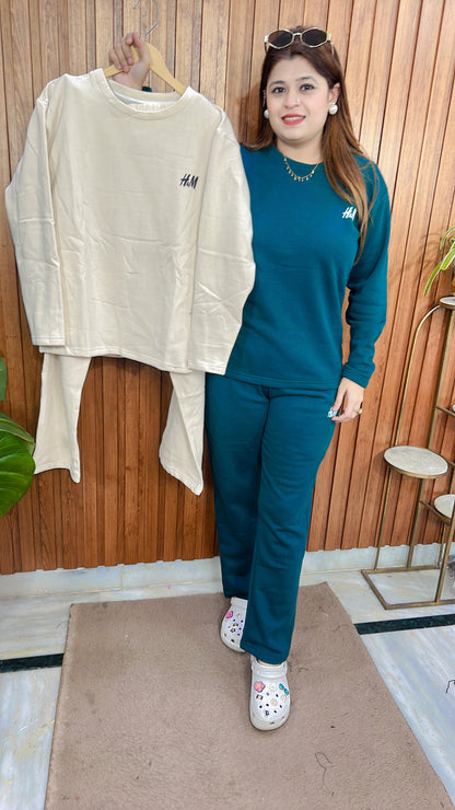 Fleece Warm Hosiery Coord Set