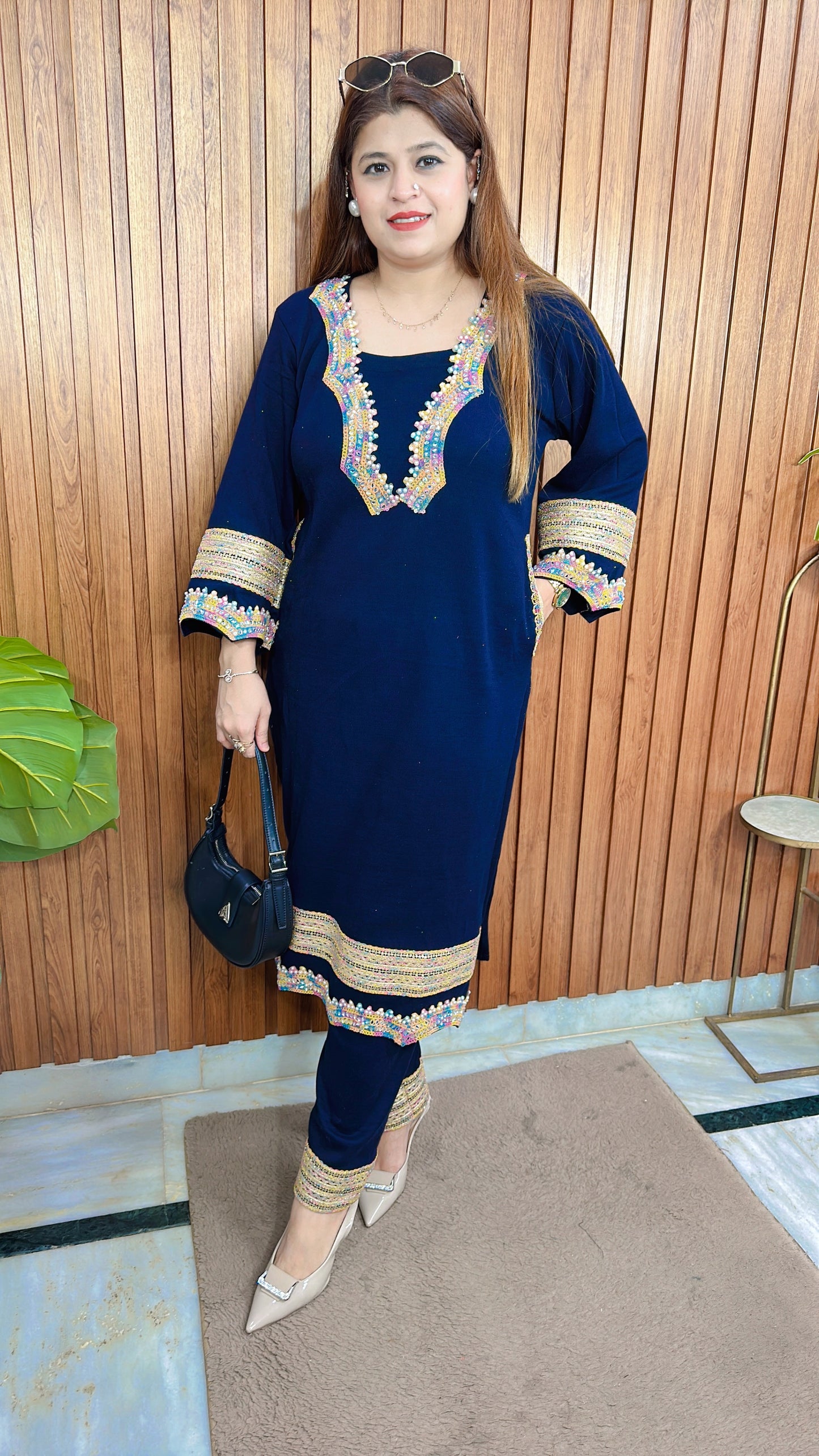 Cots Wool Phiran Warm Suit set