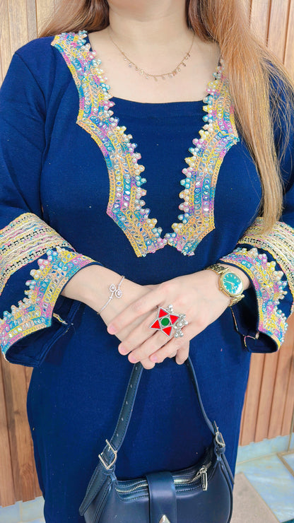 Cots Wool Phiran Warm Suit set