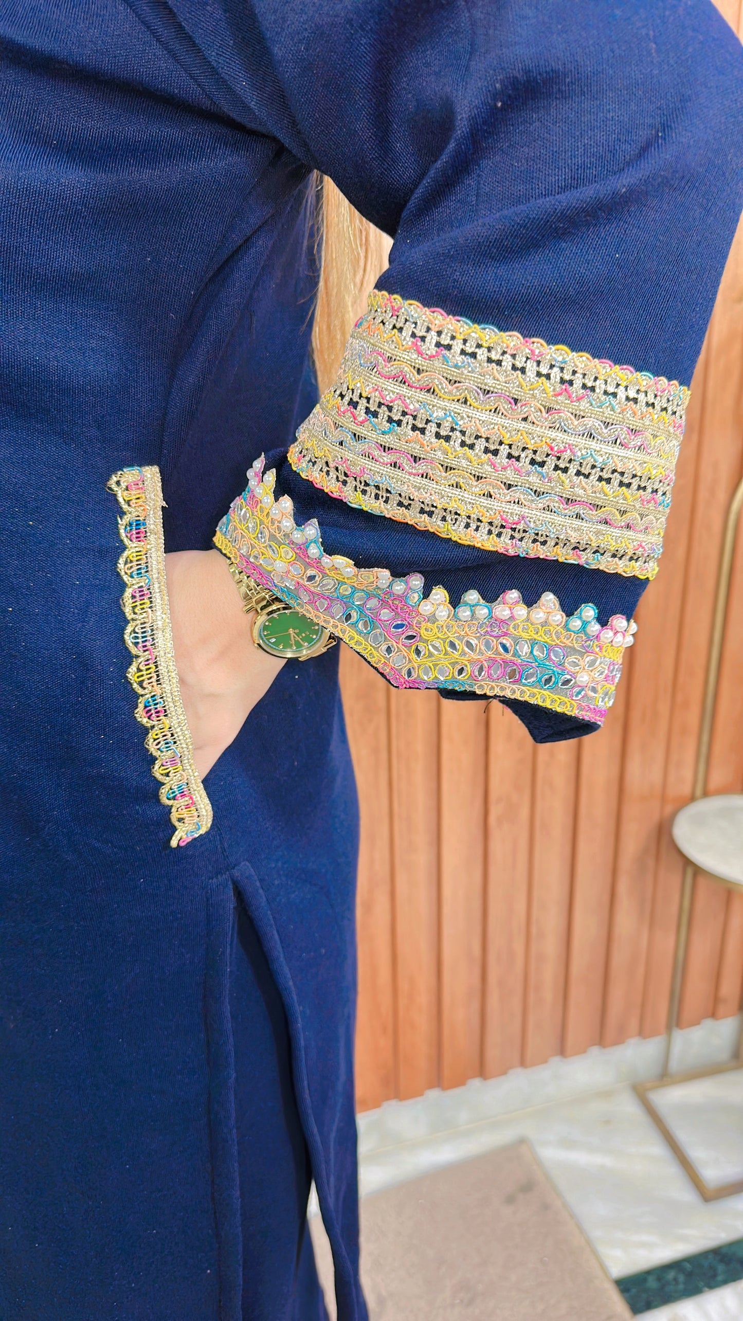 Cots Wool Phiran Warm Suit set