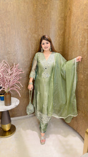 Heavy V Neck Three piece suit