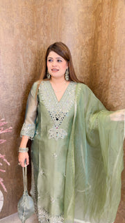 Heavy V Neck Three piece suit