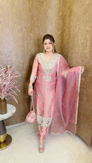Heavy V Neck Three piece suit