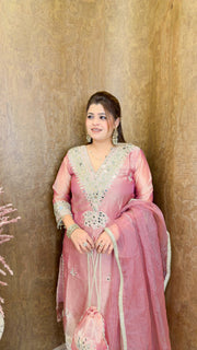 Heavy V Neck Three piece suit
