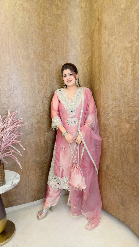 Heavy V Neck Three piece suit