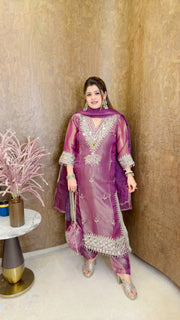 Heavy V Neck Three piece suit