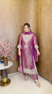 Heavy V Neck Three piece suit