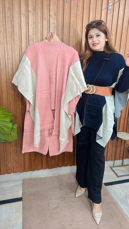 Cape Style Knitted Coord set