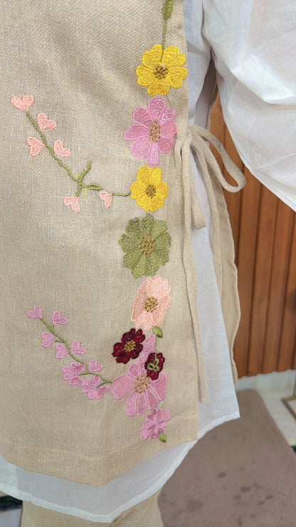 Ivory Aura Linen Coord Set