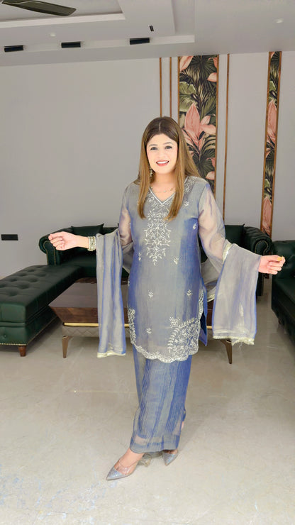 Party wear three piece suit set