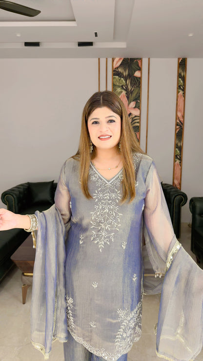 Party wear three piece suit set