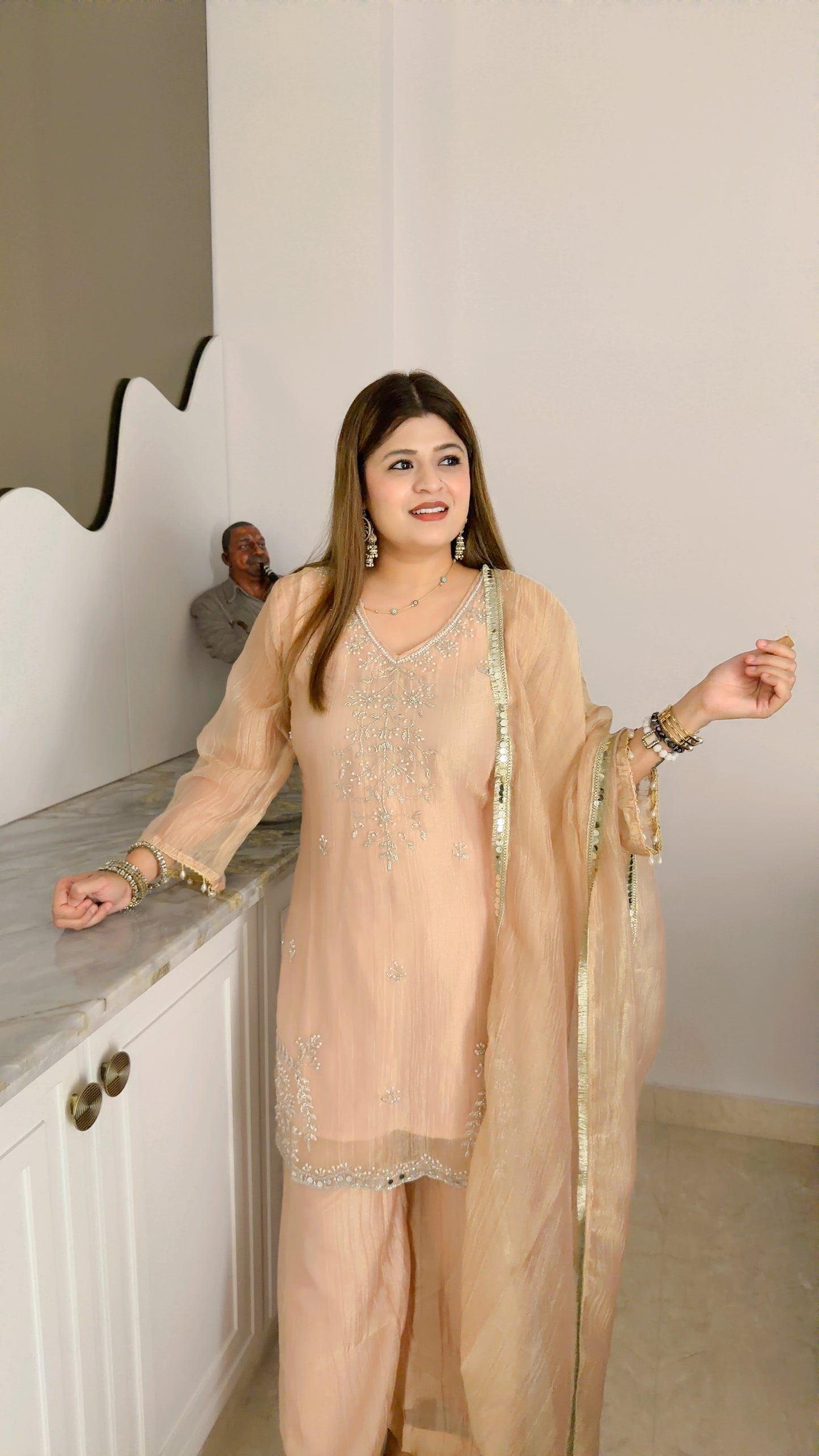 Party wear three piece suit set