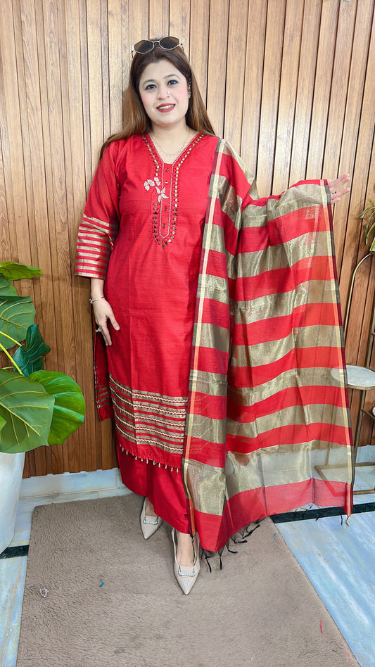 Zari Mirror Classic Suit Set