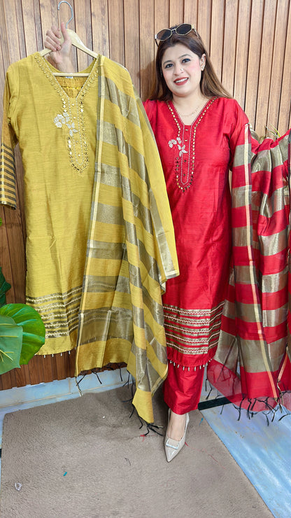 Zari Mirror Classic Suit Set