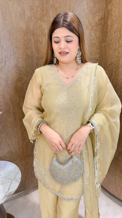 Party wear three piece suit set
