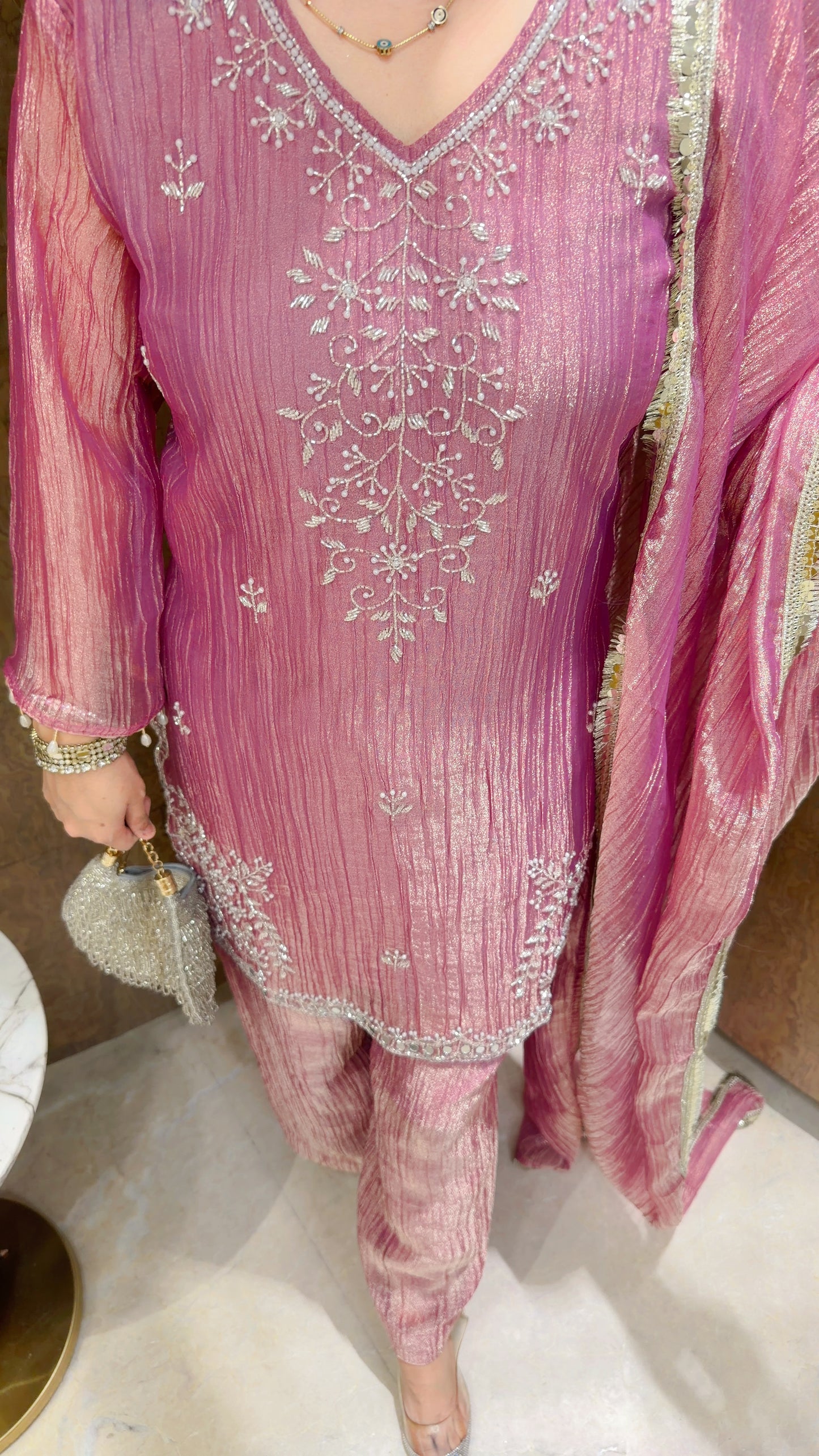 Party wear three piece suit set