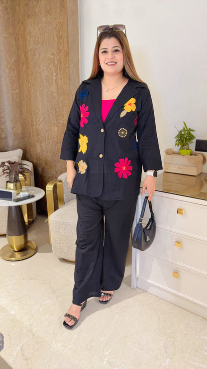 Kaira Cotton Linen Three Piece Set