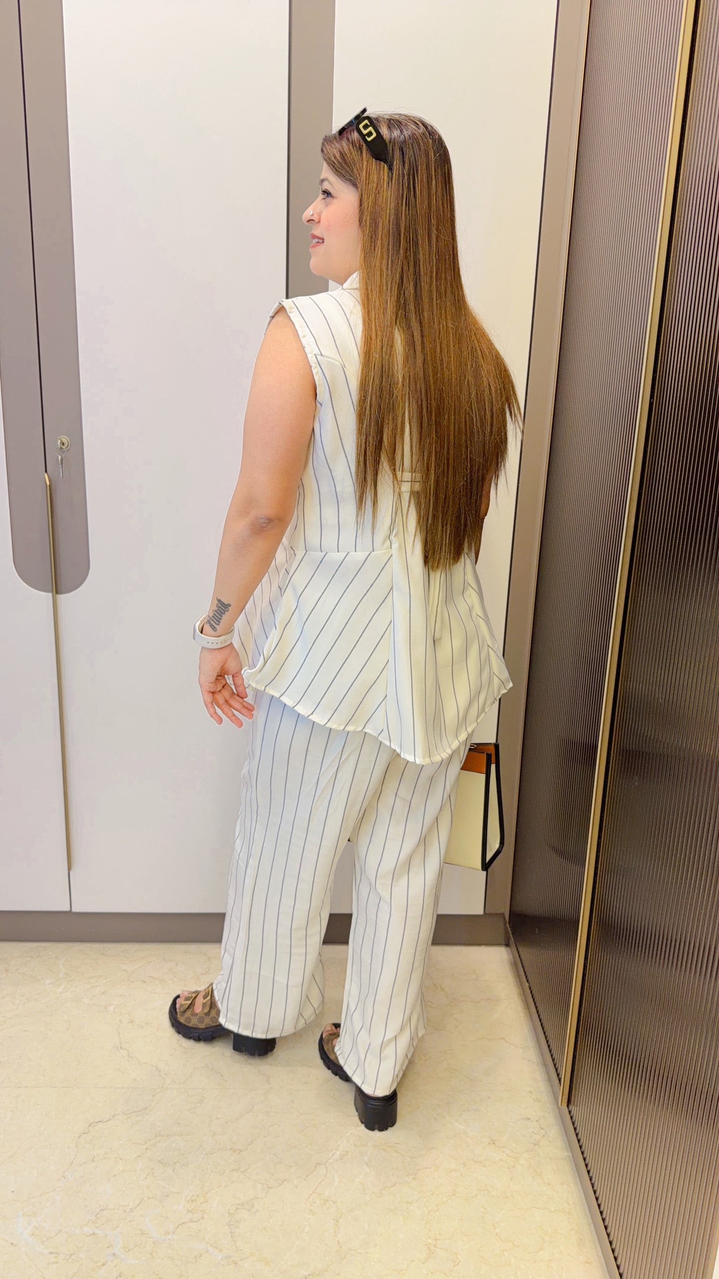 Lily Strip Three Piece Coord set