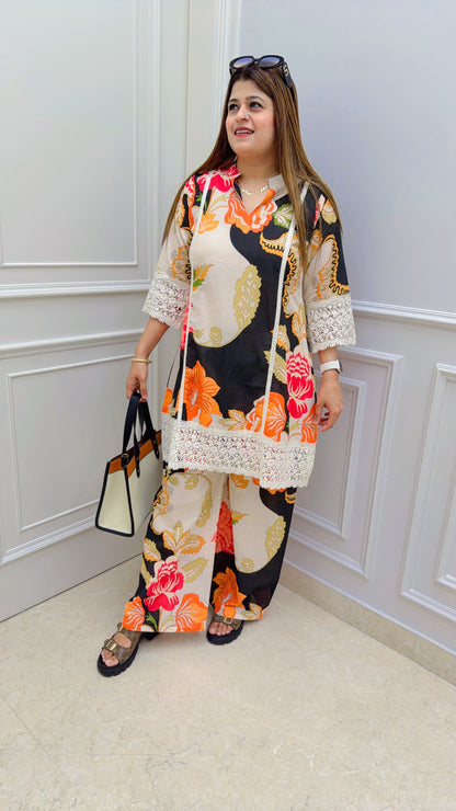 Adhira Pure Cotton Two Piece Coord set