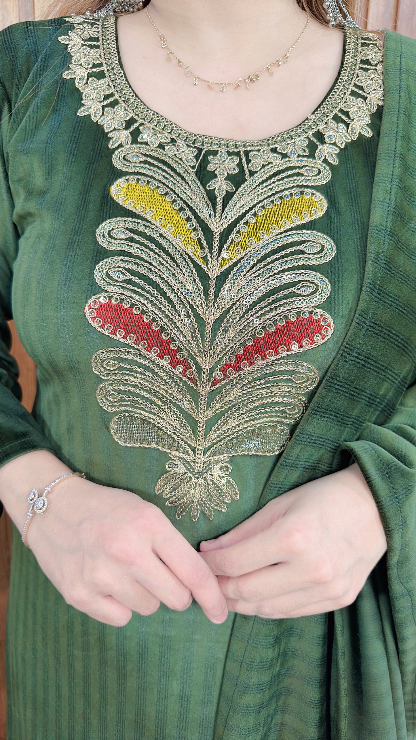 Golden Ambi Velvet Suit