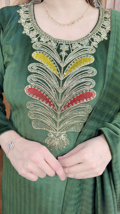 Golden Ambi Velvet Suit