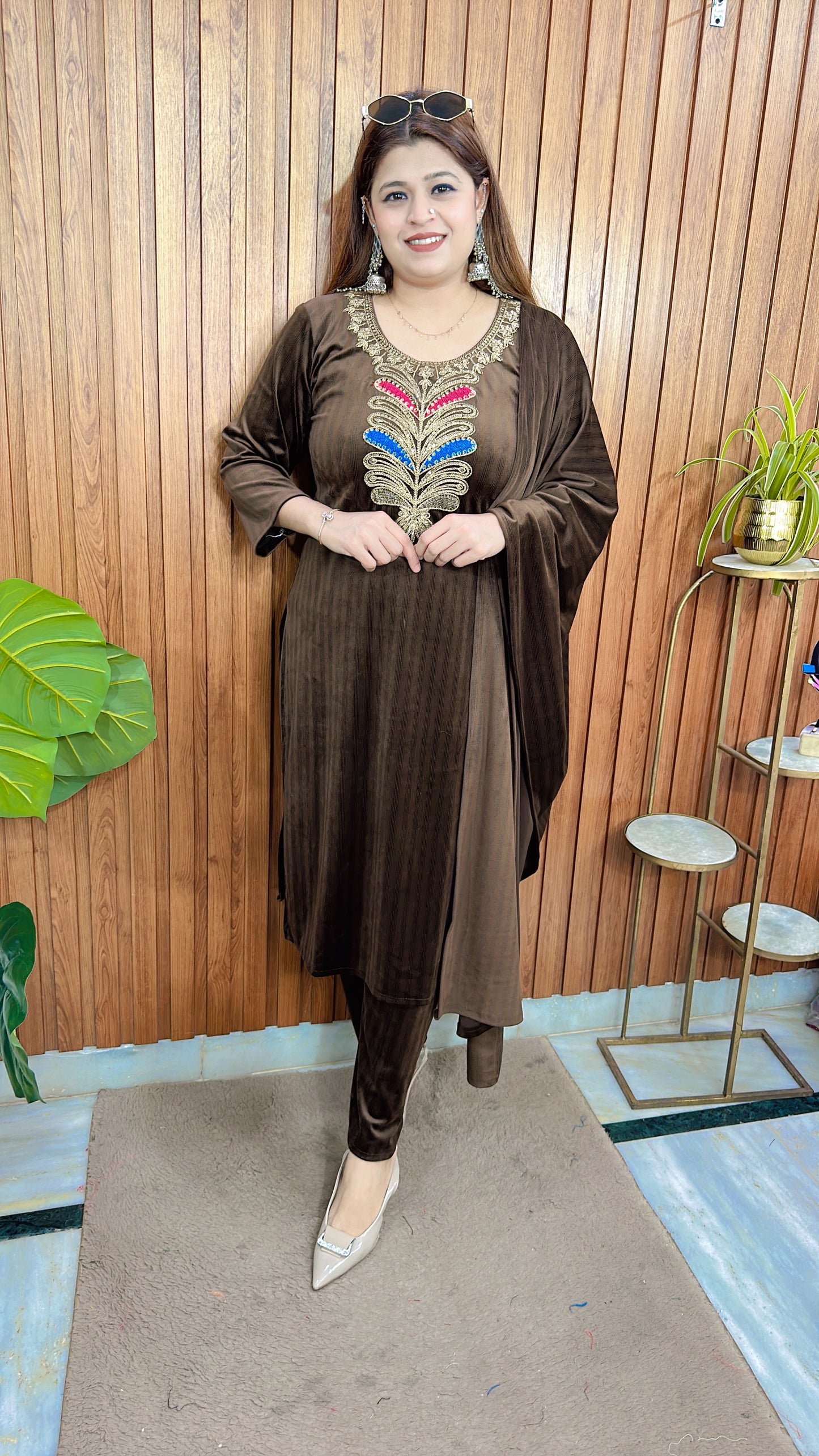 Golden Ambi Velvet Suit