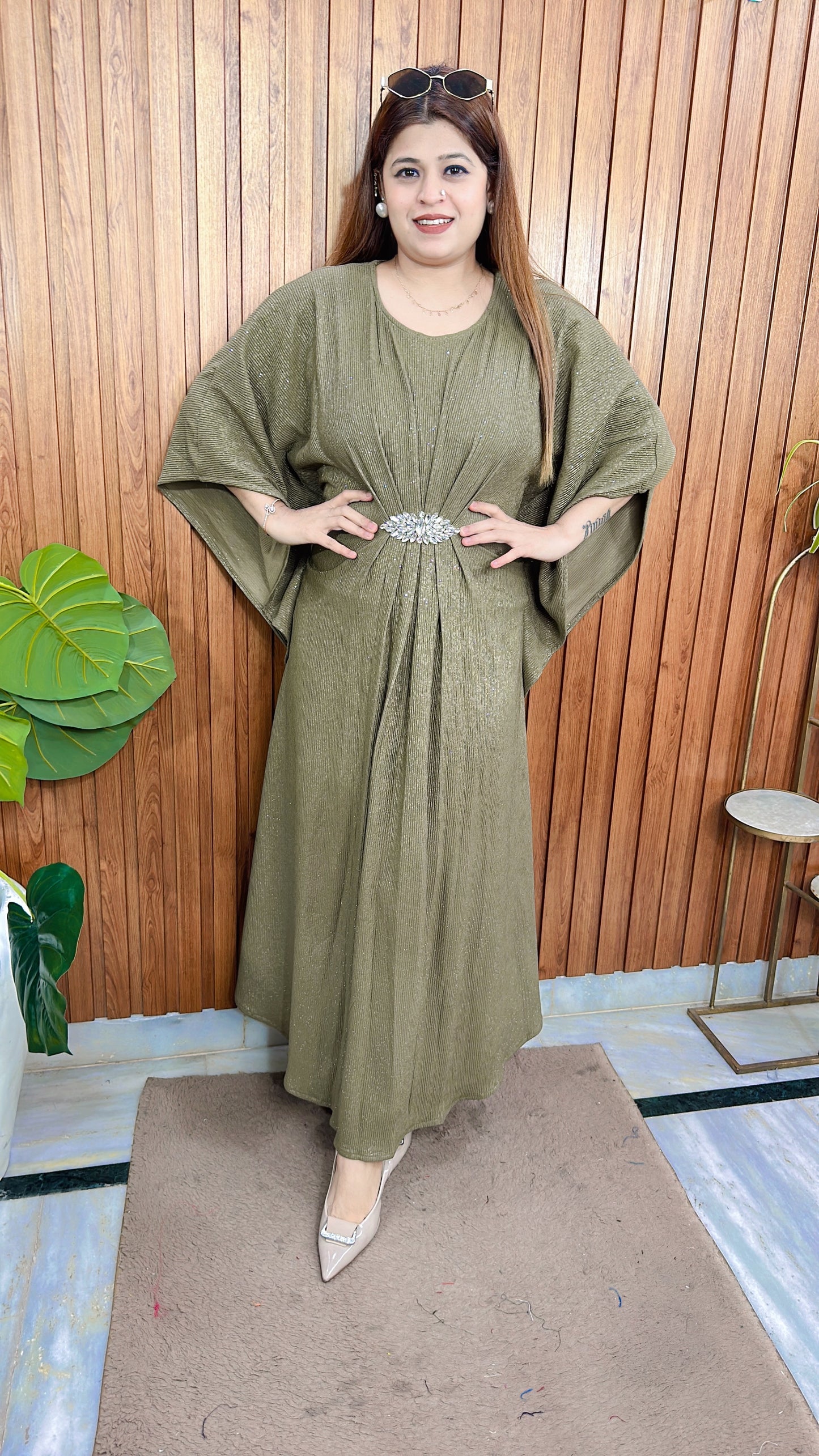 Glitter Kaftan Style Coord set