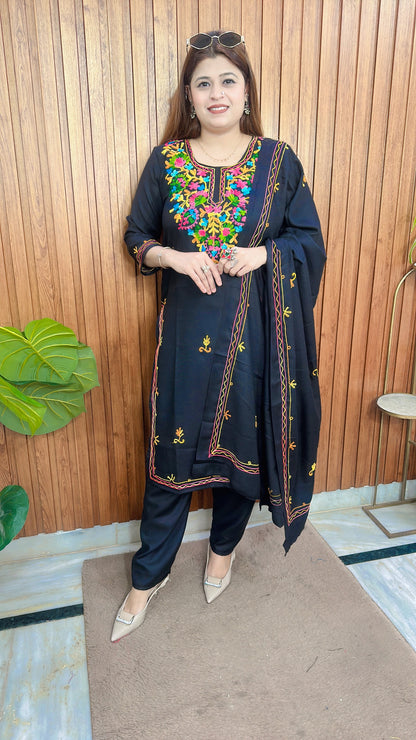 Pashmina Kashmiri Embroidery Suit