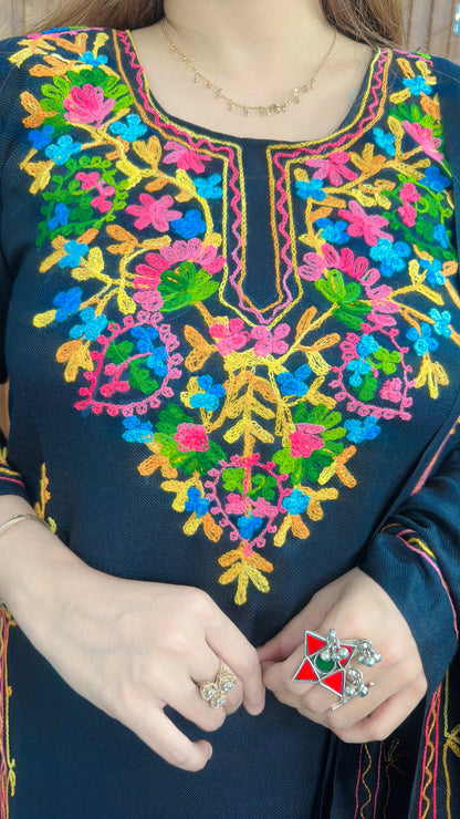 Pashmina Kashmiri Embroidery Suit