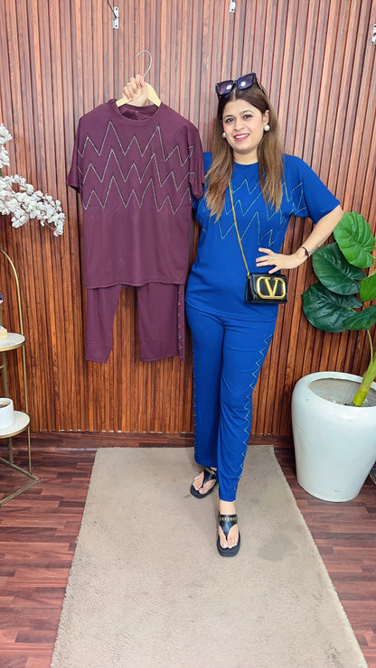 Zigzag Servoski Ribbed Coord set