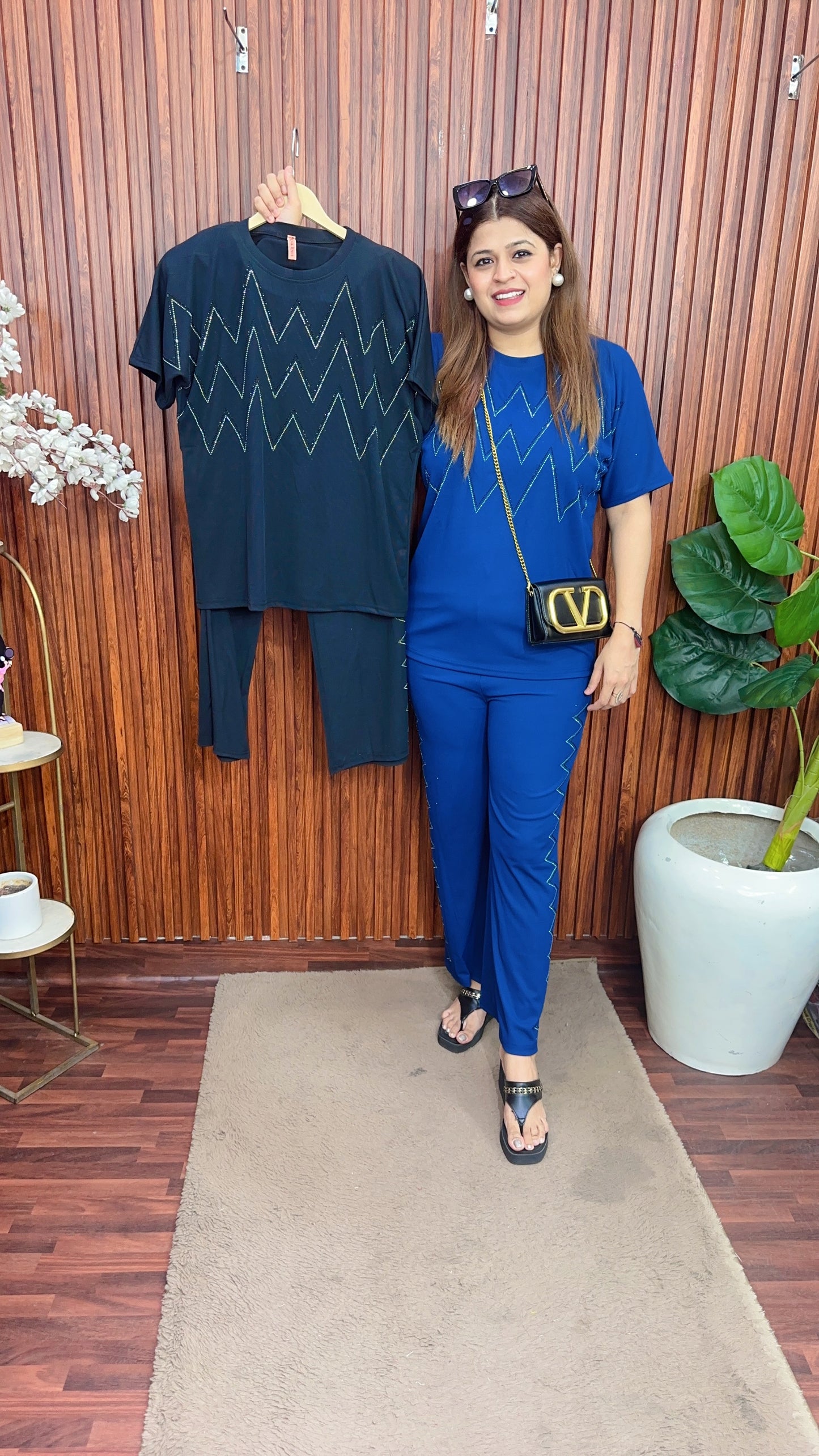 Zigzag Servoski Ribbed Coord set