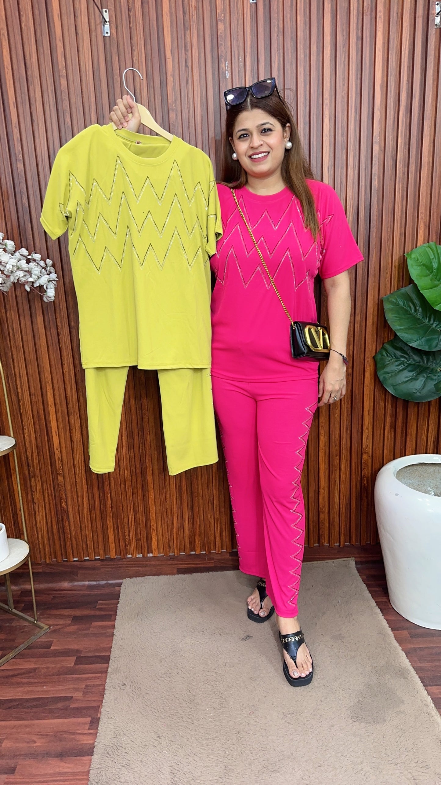 Zigzag Servoski Ribbed Coord set