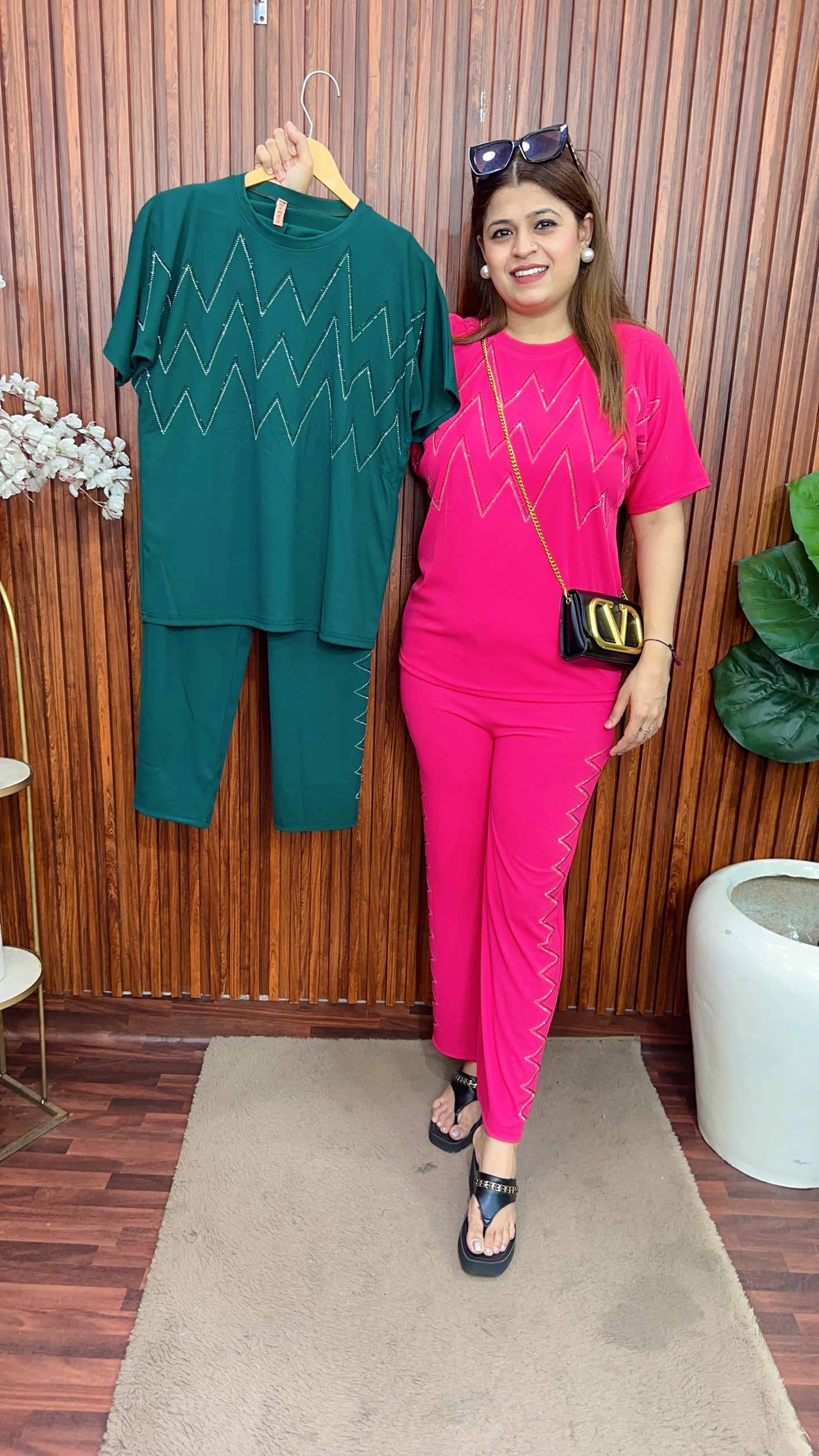 Zigzag Servoski Ribbed Coord set