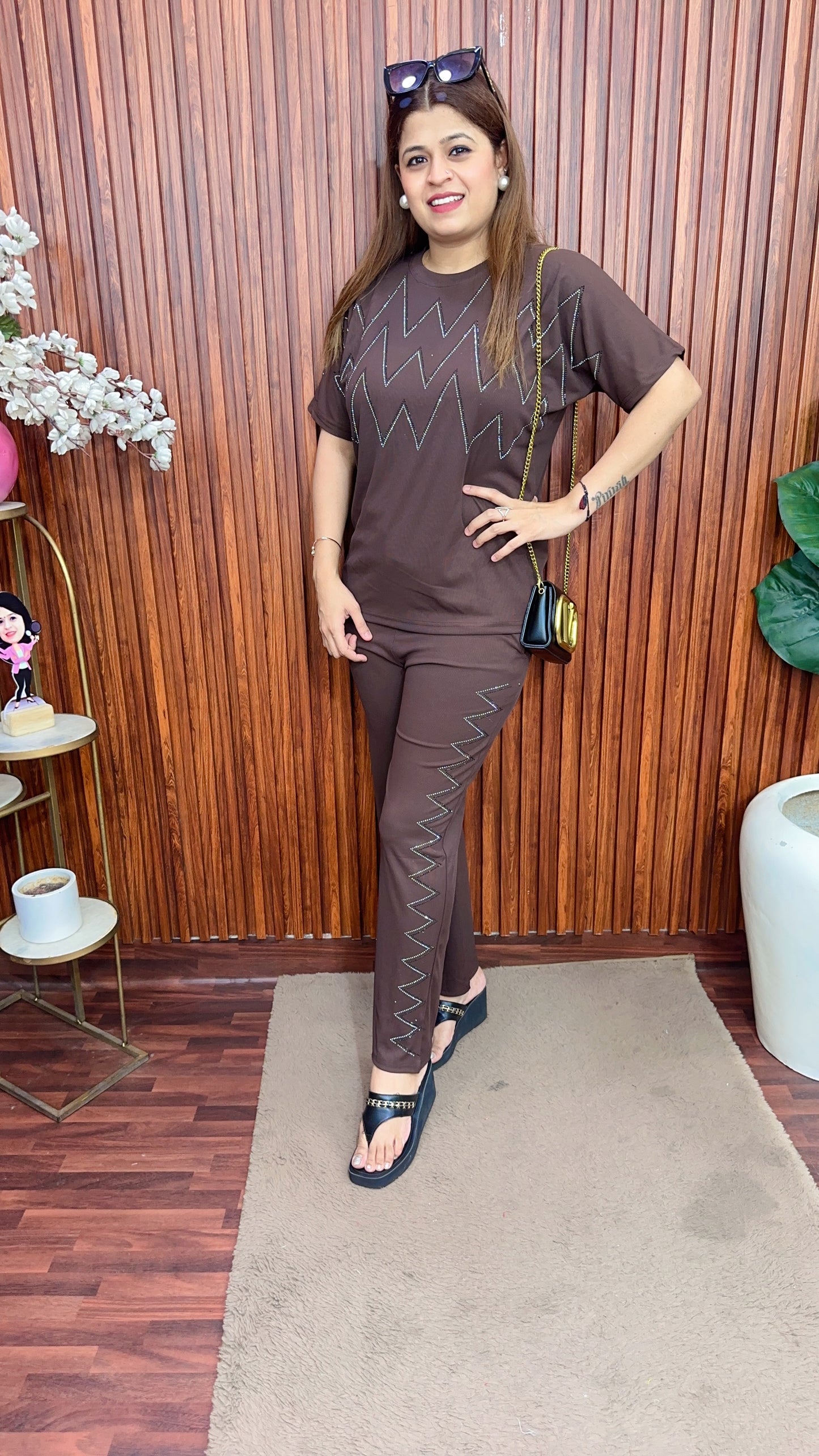 Zigzag Servoski Ribbed Coord set