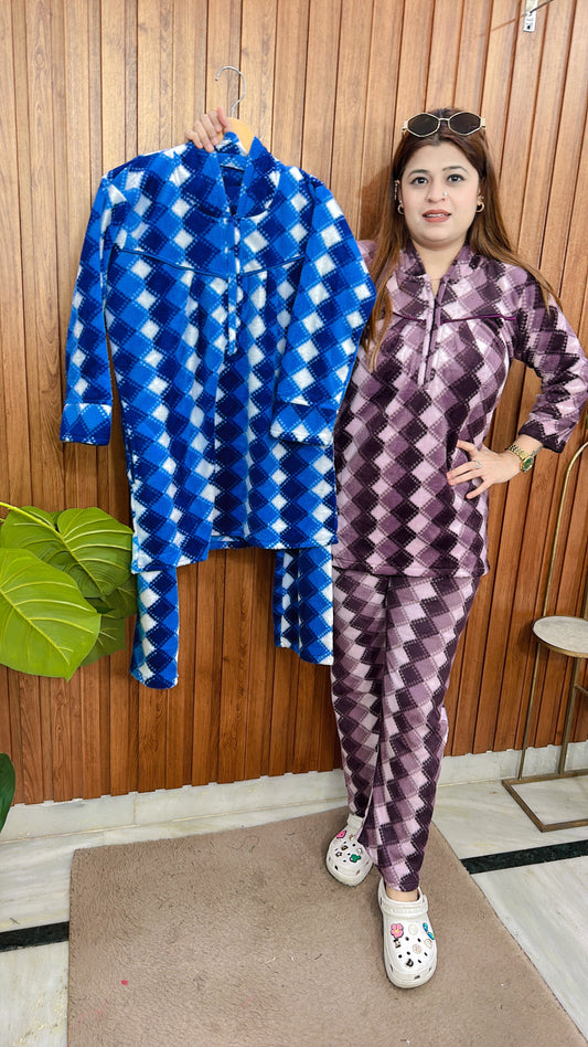 Warm comfy night suit