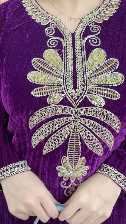 Avira Crush Velvet Coord set