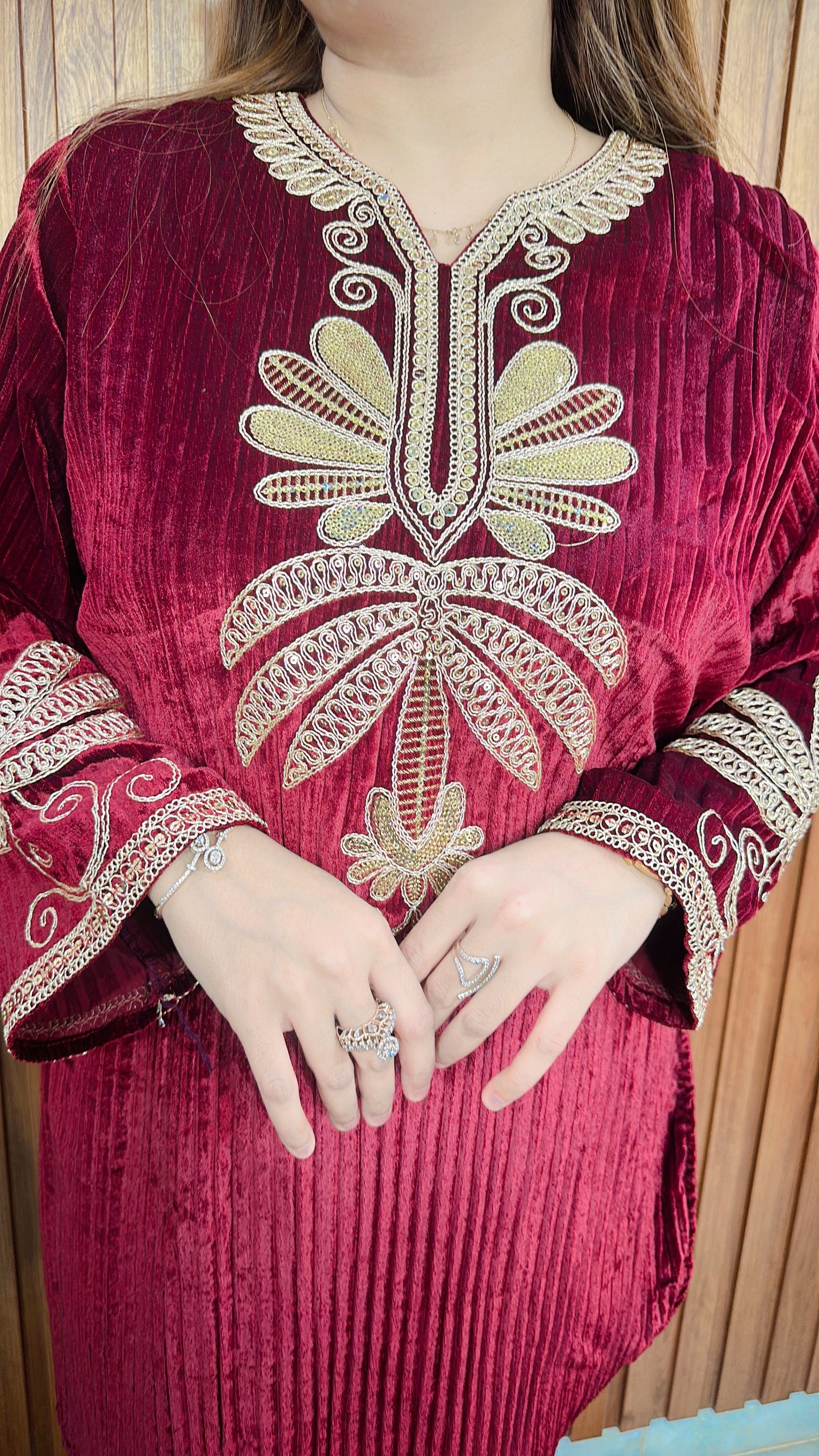 Avira Crush Velvet Coord set