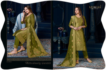Lilly party Wear Banarasi Suit