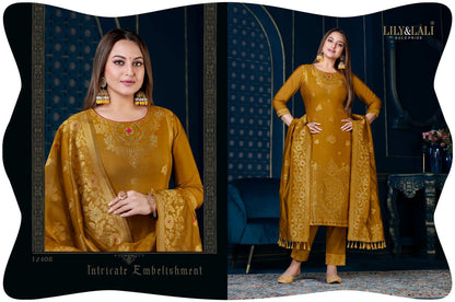 Lilly party Wear Banarasi Suit