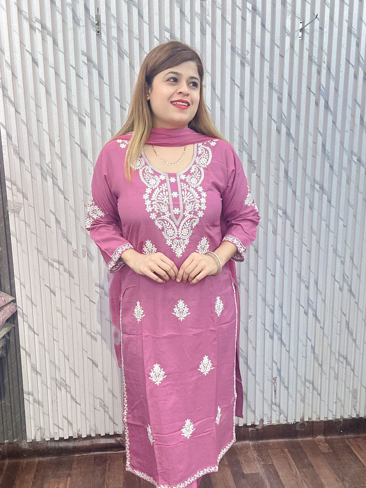 Lakhnavi Rani Suit Set