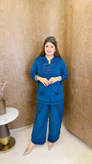New Marble dhoti cotton coord set
