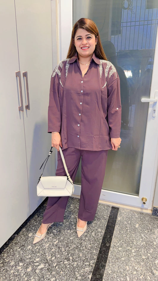 Grace pearl Imported Cotton Coord set