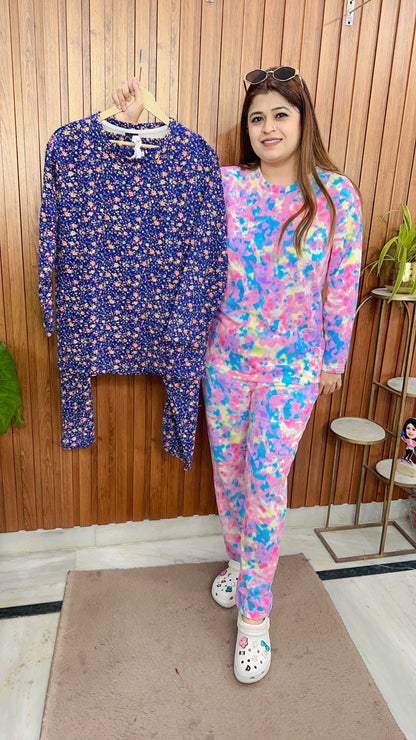 Warm Fleece Night Suit